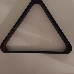 Cherry, black wooden billiard ball triangle rack (29)